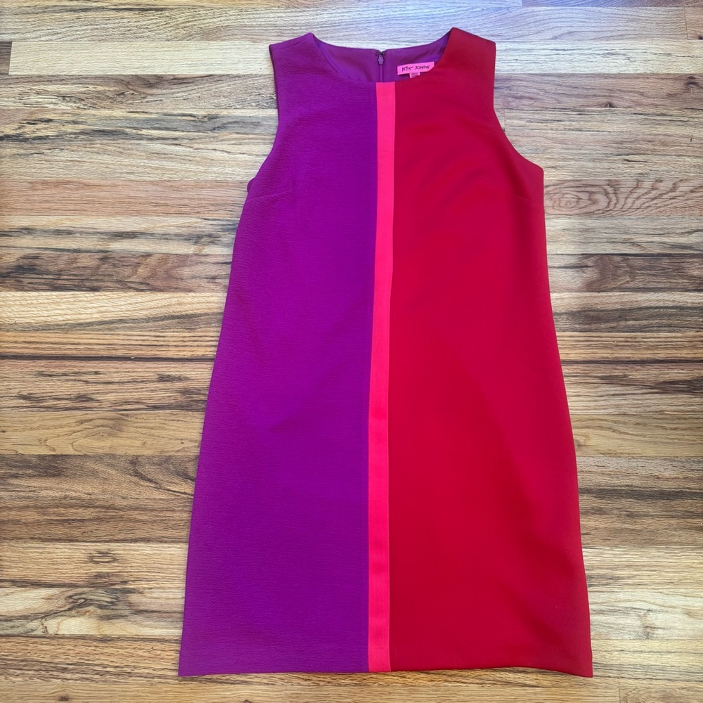 Betsey Johnson Colorblock Sleeveless Dress